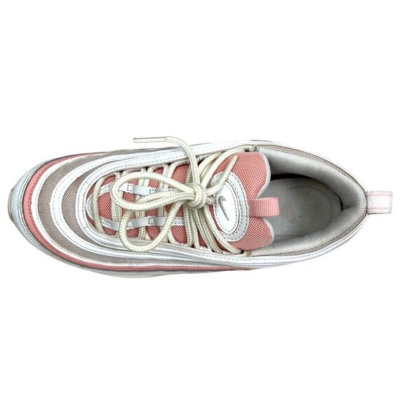 Nike Air Max 97 Womens Sneakers Low Top Lace Up Bleached Coral White‎ Size 7.5 - Picture 6 of 8